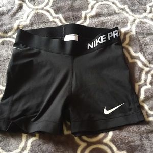 Nike Pro spandex shorts